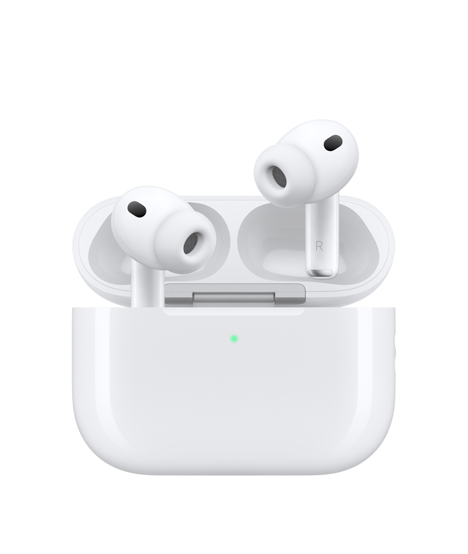 Apple AirPods Pro 3 earbuds and charging case