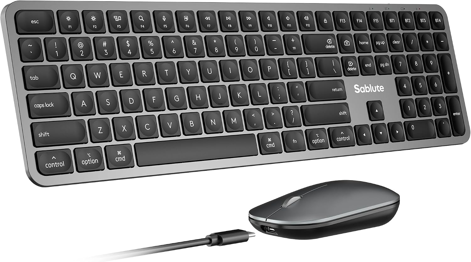 SABLUTE KMA2 keyboard and mouse for Mac